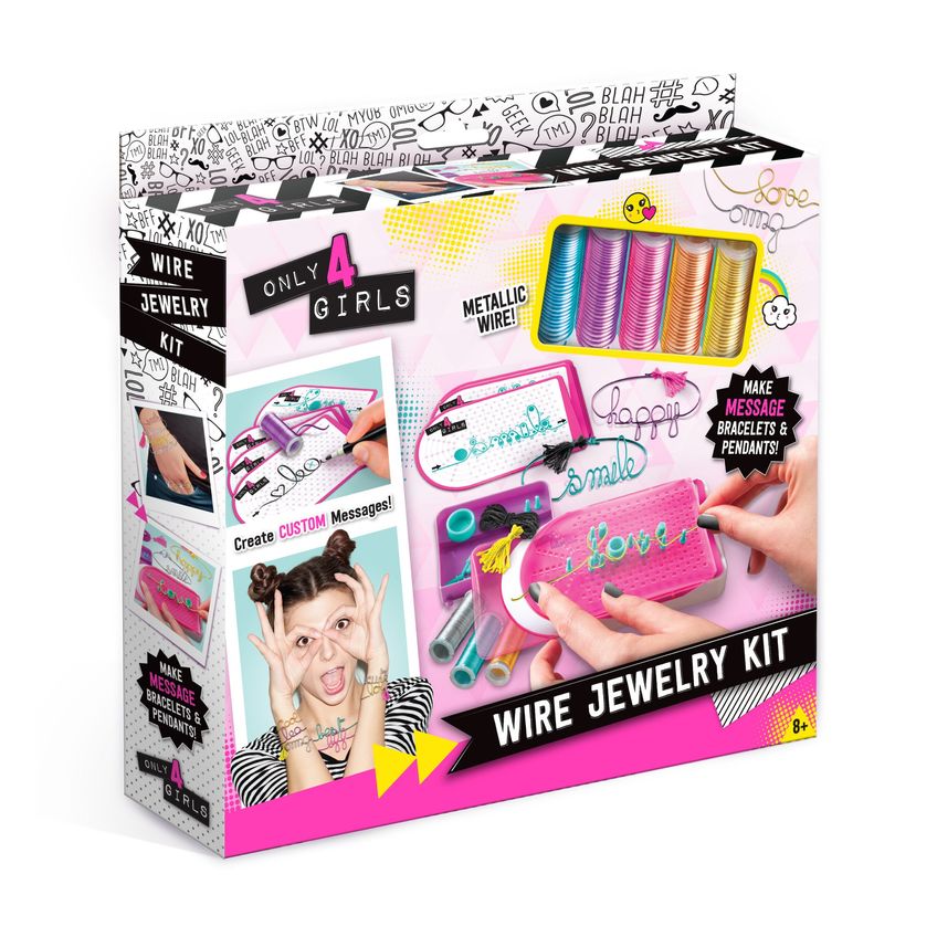 Kit De Joias De Arame Only 4 Girls Multicolorido Para Crianças A Partir De 8 Anos - imagem 3