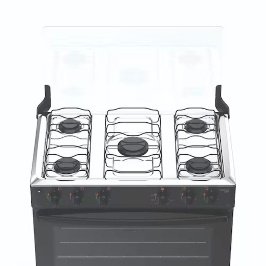 Fogão 5 Bocas Mônaco Plus Com Mesa Inox Acendimento Automático Atlas - imagem 3
