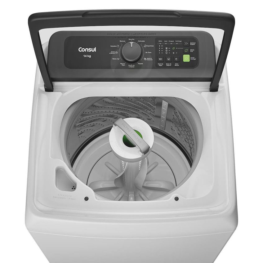 Máquina De Lavar Cwn14ab 14kg Modo Eco Reuso De Água Filtro Anti-fiapo Consul - imagem 4