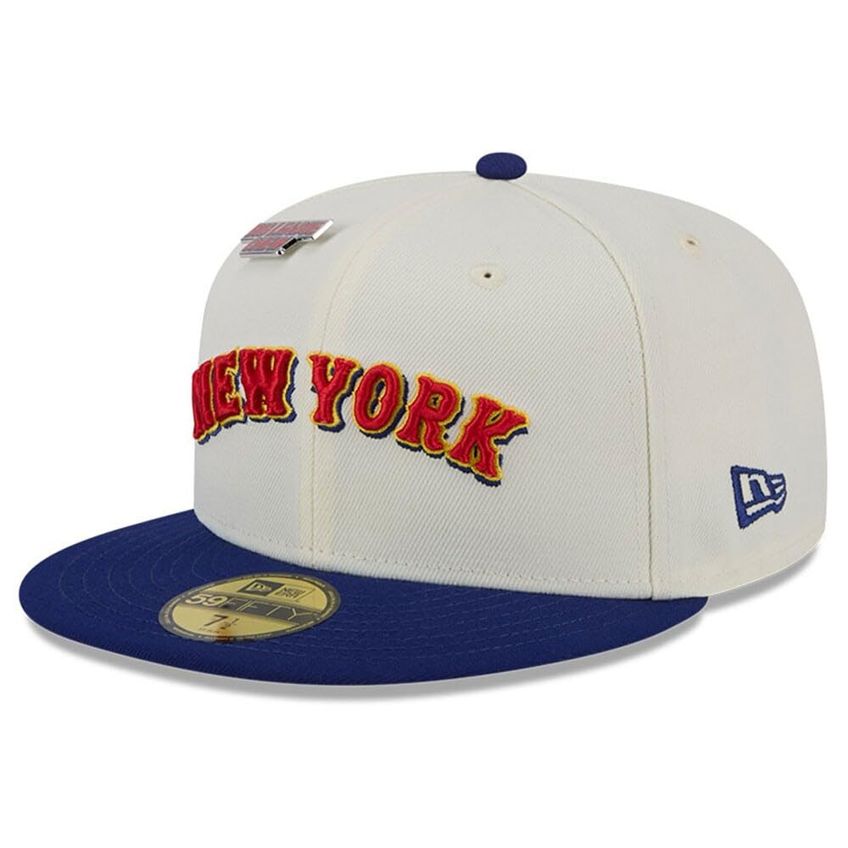 Boné New Era NY Mets 59FIFTY Ajustado Off-white - imagem 3