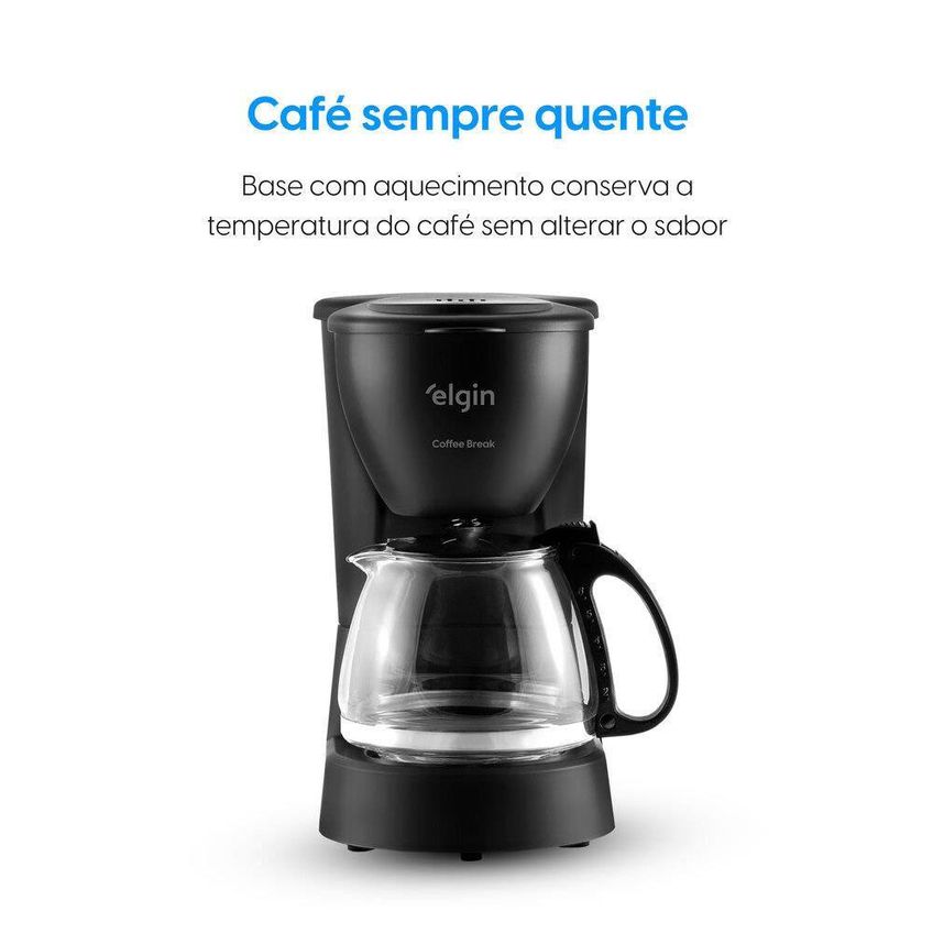 Cafeteira Elétrica 650w Filtro Permanente 15 Xícaras Elgin - imagem 3