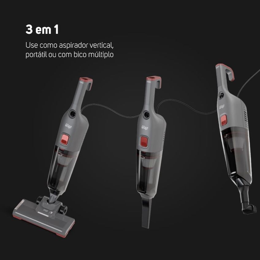 Aspirador De Pó Vertical Power Speed Max 1600W Wap - imagem 3