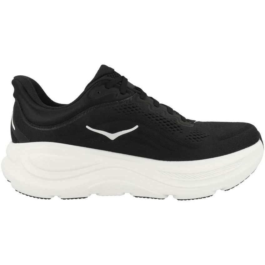 Sapatos Hoka Bondi 9 Preto/Branco 9 De Malha De Engenharia Média - imagem 3