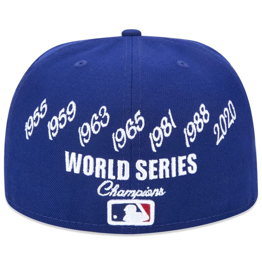 Boné New Era Dodgers 59FIFTY Ajustado Coroa De Campeão - imagem 4
