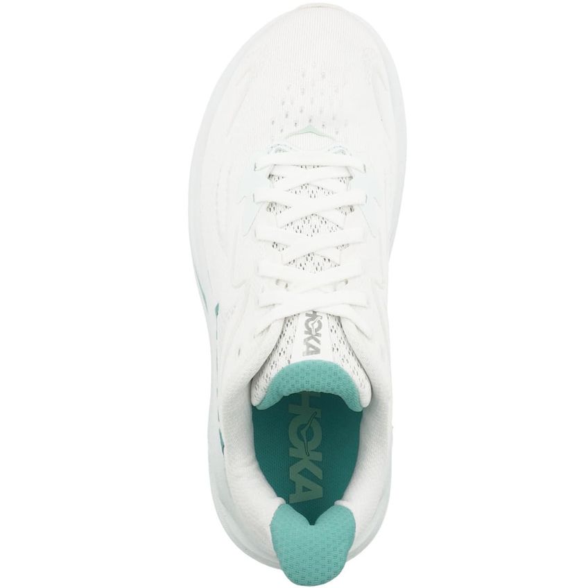 Tênis Feminino Hoka Clifton 10 Branco/azul Céu Tamanho 12 Largura Média - imagem 3