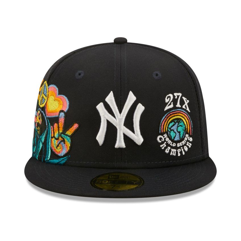 Boné New Era 59FIFTY 6 7/8 Yankees Groovy - imagem 3