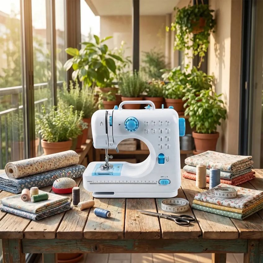 Máquina De Costura Elétrica Portátil Clampzy 12 Pontos Bivolt - imagem 3