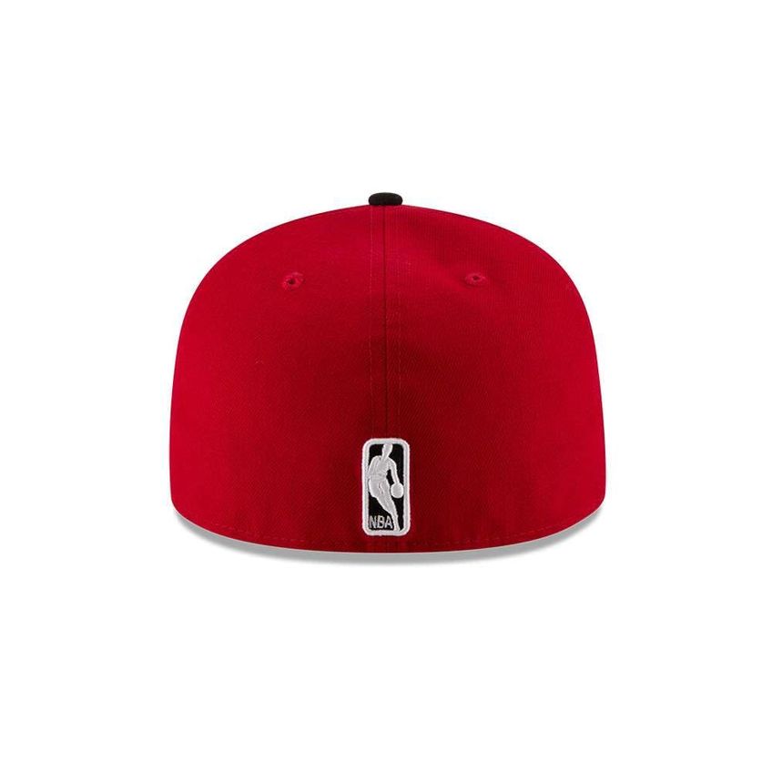 Boné New Era Chicago Bulls 7,5 Vermelho Bicolor 59fifty - imagem 4