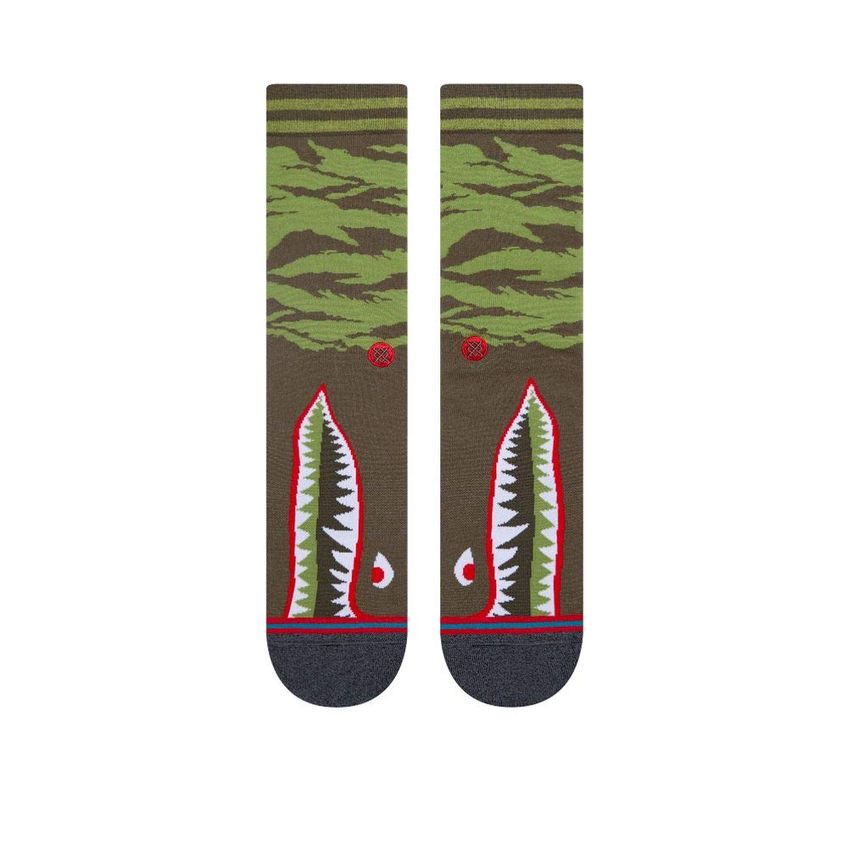 Meias Stance Warbird Crew Olive SM (US 3-5,5) - imagem 2