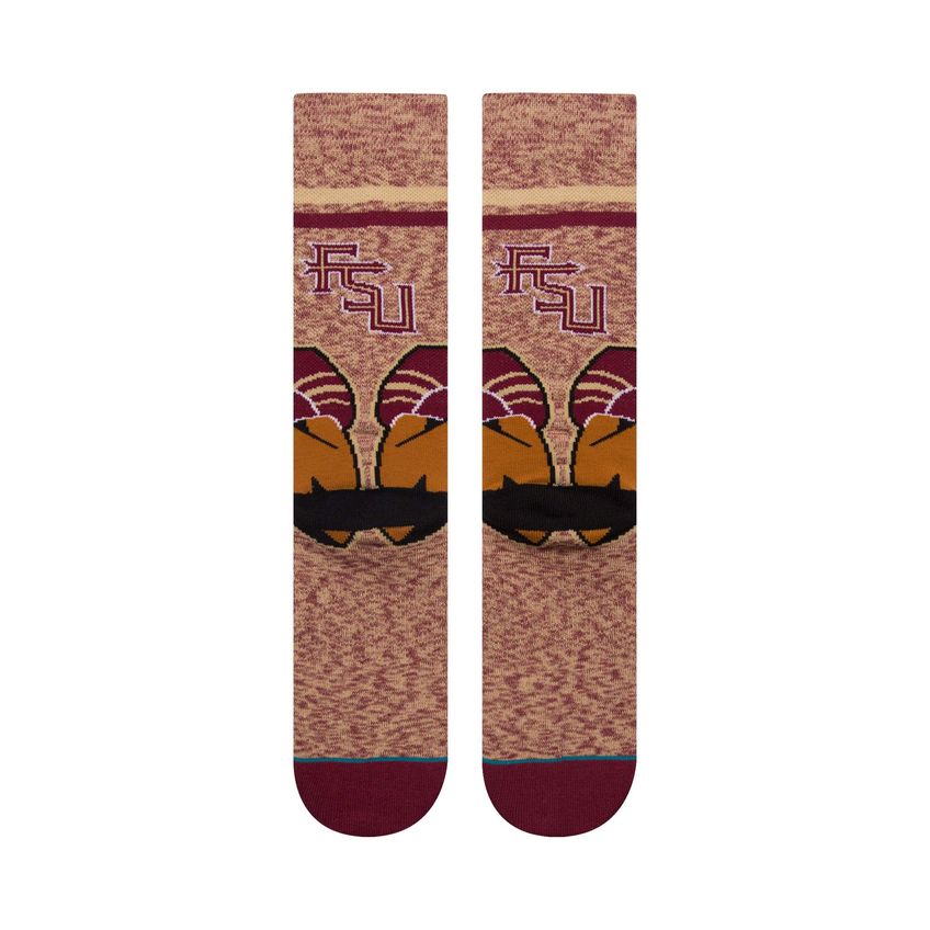 Meias Stance Fsu Classic Mascot Marrom Grande (9-12) - imagem 3