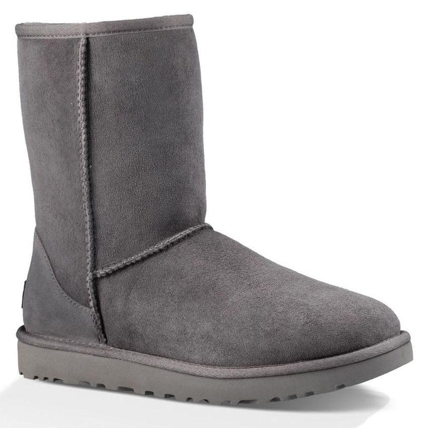 Bota Clássica Curta II Feminina Ugg Cinza Tamanho 35 - imagem 4