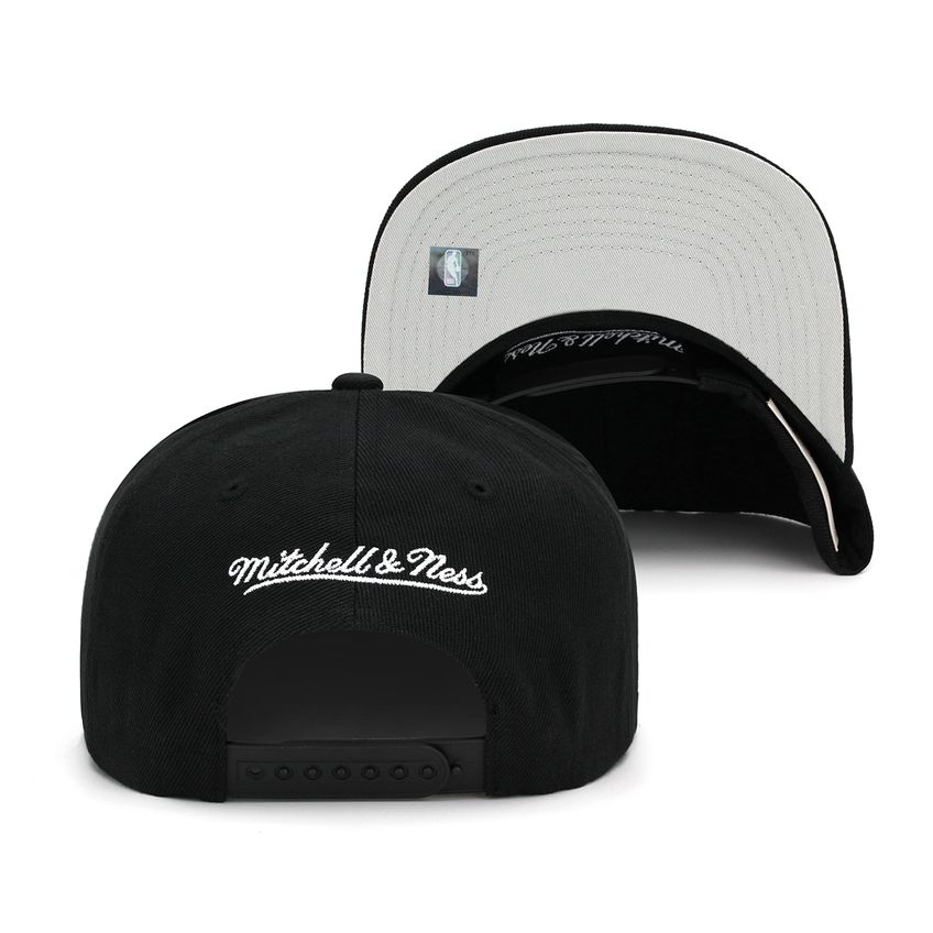 Boné Snapback Mitchell & Ness NBA Lakers Preto/Roxo - imagem 3