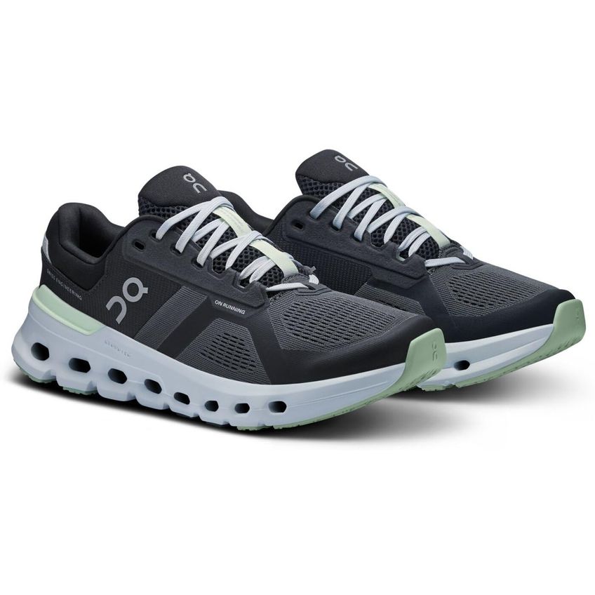 Tênis Feminino On Cloudrunner 2 5.5 Wide Shadow/Lima - imagem 4