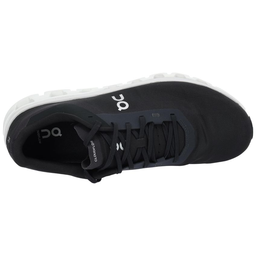 Tênis De Corrida On Cloudflow 4 Masculino Preto/Branco Tamanho 13 EUA - imagem 3