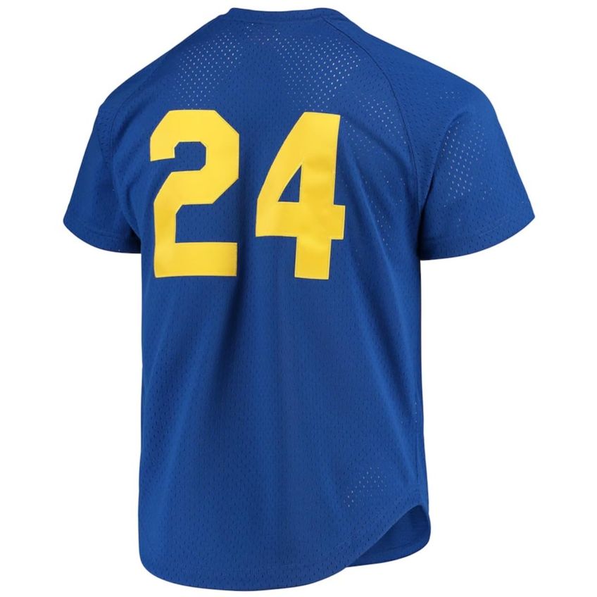 Camisa Mitchell & Ness Seattle Mariners Azul Médio - imagem 3