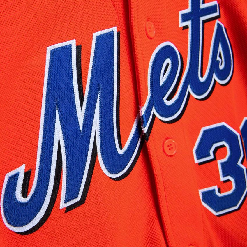 Camisa Mitchell & Ness New York Mets Mike Piazza 2XL Poliéster - imagem 3