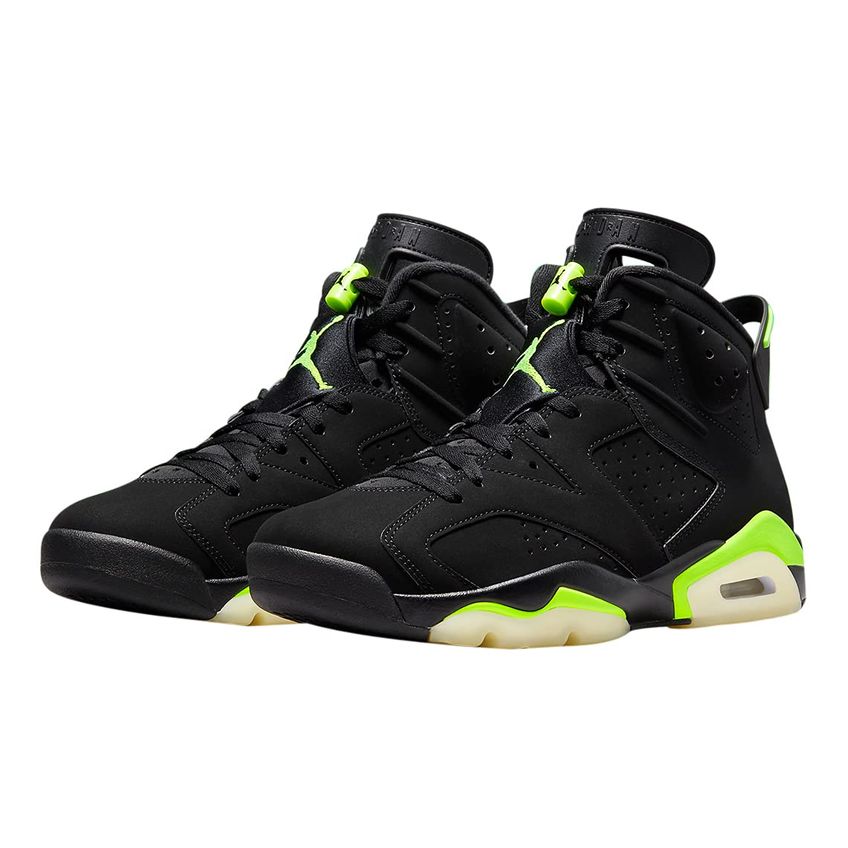 Tênis Nike Air Jordan 6 Retro Verde Elétrico Tamanho 8 - imagem 3