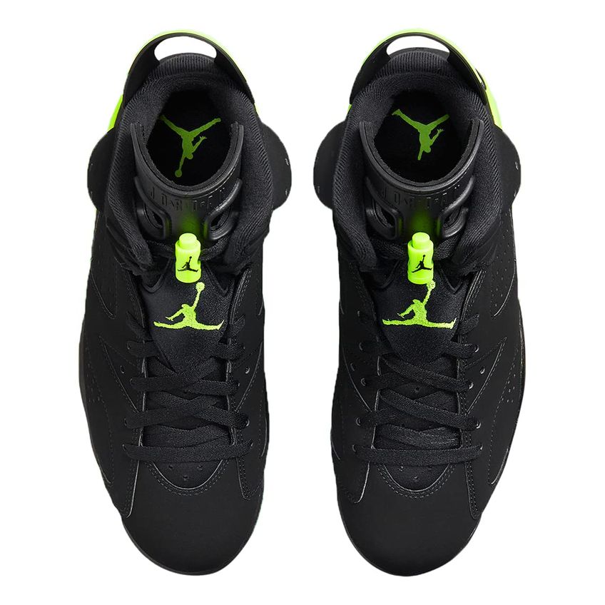 Tênis Nike Air Jordan 6 Retro Verde Elétrico Tamanho 8 - imagem 4