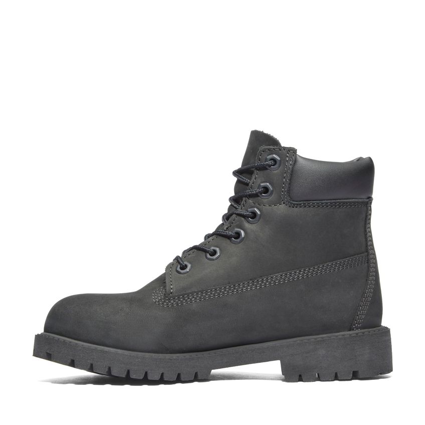 Bota Infantil Timberland 20 Cm Preta Impermeável Com Cadarço - imagem 2