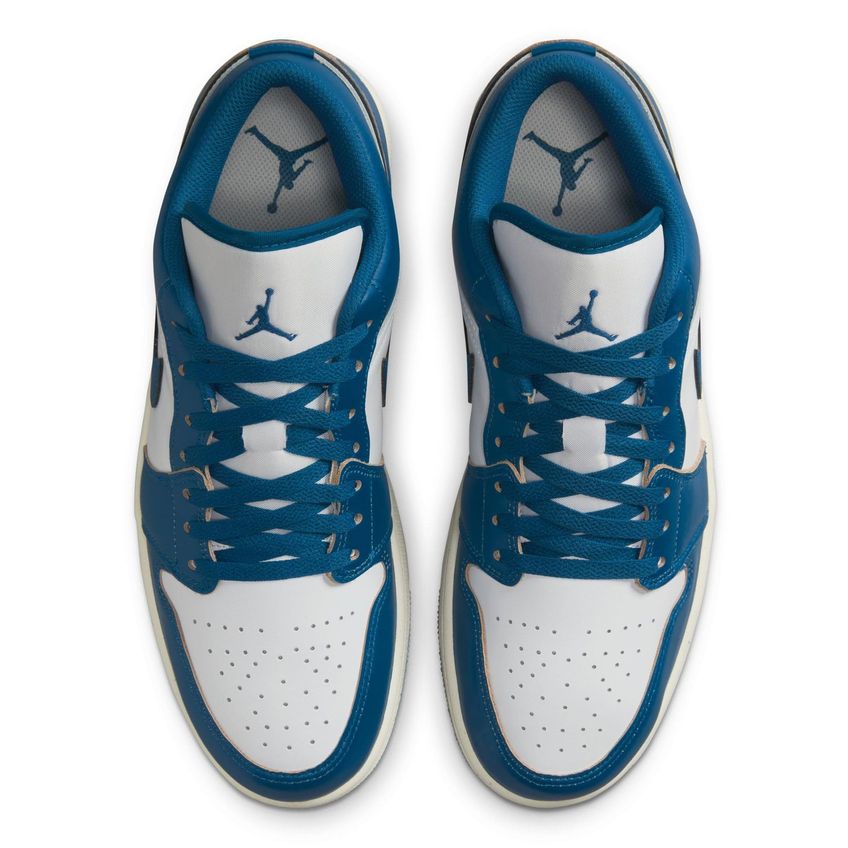 Tênis Nike Jordan 1 Low SE Branco/Azul Industrial (FN5214 141) - imagem 4