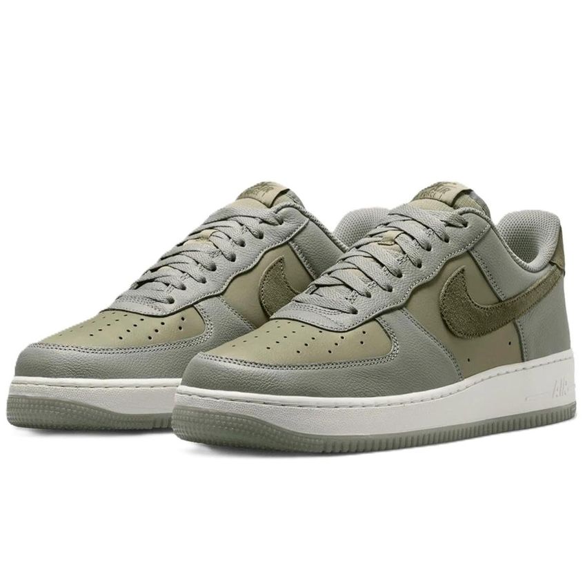 Tênis Nike Air Force 1 '07 Lv8 Masculino Tamanho 7 Oliva/Cinza - imagem 3