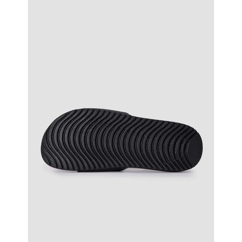 Sandálias Nike Kawa Slide Unissex Big Kid Pretas E Brancas Tamanho 37 - imagem 3