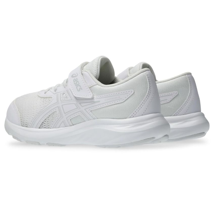 Tênis De Corrida Asics Contend 9 Pré-escolar 1,5 Branco/gelo Cinza - imagem 3