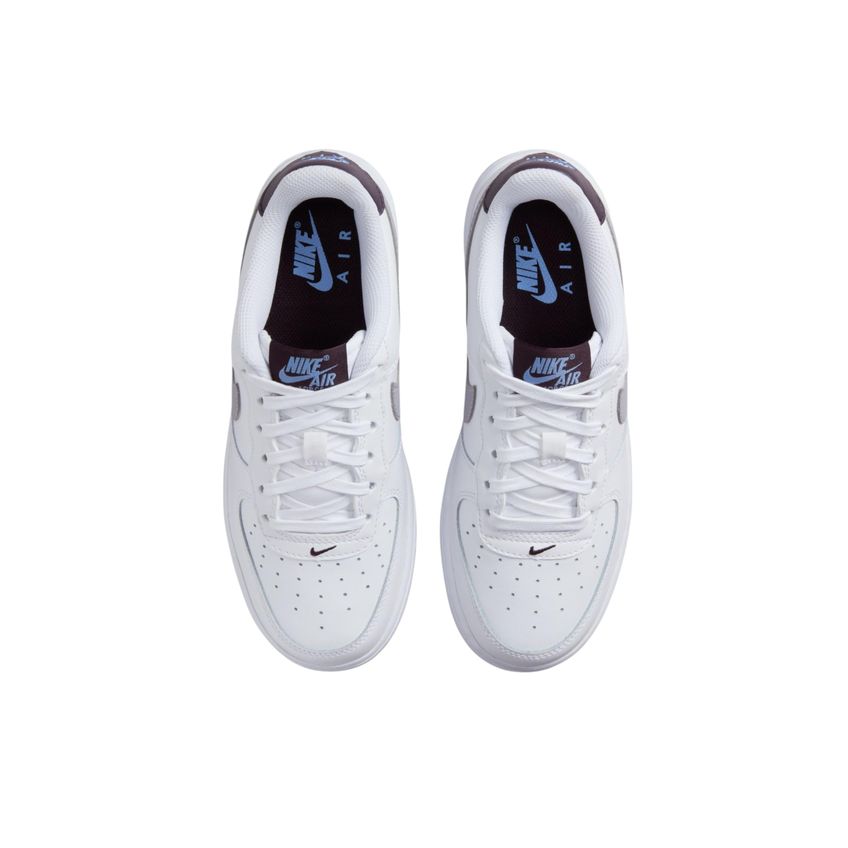 Tênis Nike Air Force 1 Low Branco/Bordô Ash/Royal Pulse/Cinza Cimento - imagem 4