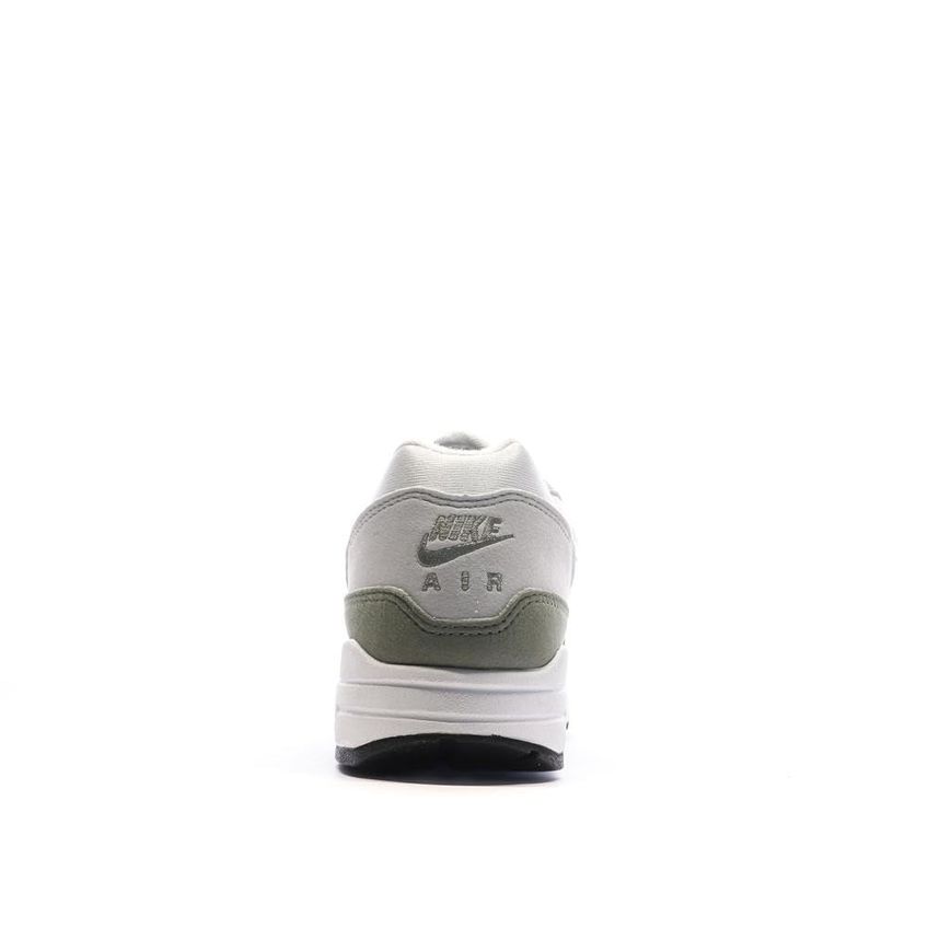 Tênis Nike Air Max 1 Feminino Tamanho 6 Branco/cinza Neutro/preto/verde Militar Claro - imagem 3