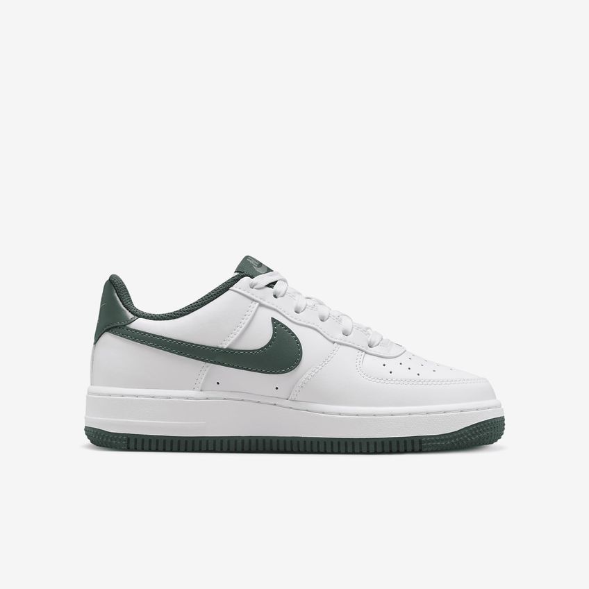 Tênis Nike Air Force 1 Infantil Grande 23,5 cm Branco/verde - imagem 3