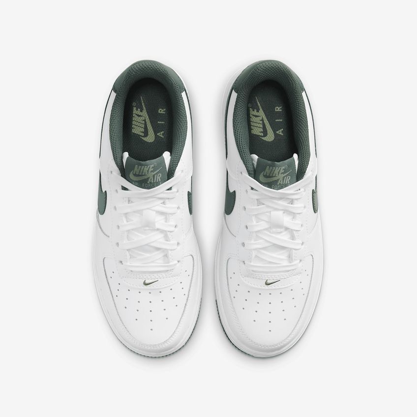 Tênis Nike Air Force 1 Infantil Grande 23,5 cm Branco/verde - imagem 4