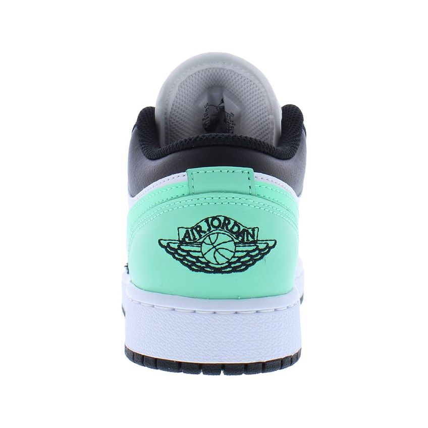 Tênis Nike Air Jordan 1 Low Branco Preto Verde Neon 6 - imagem 3
