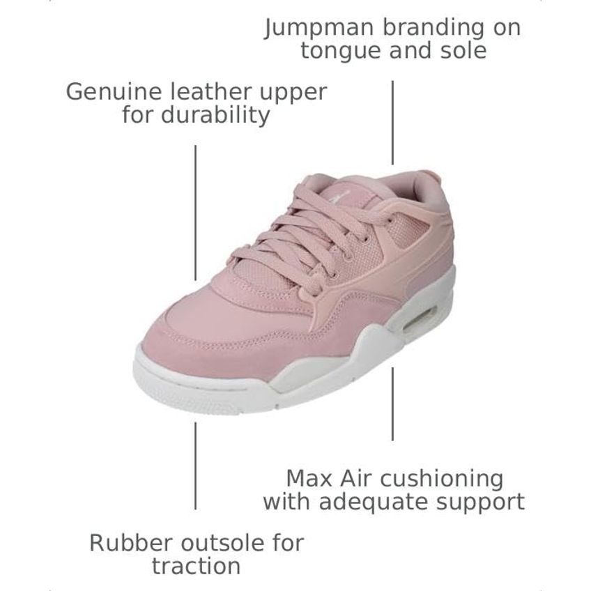 Tênis Nike Air Jordan 4 RM Feminino Pink Oxford - imagem 3