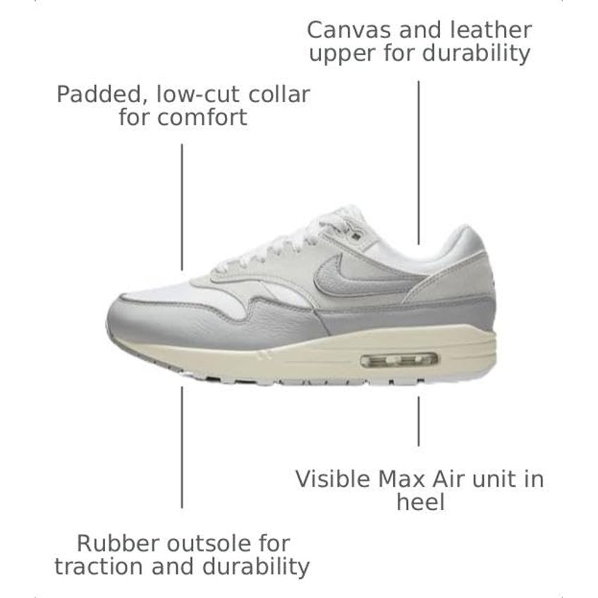 Tênis Nike Air Max 1 '87 Feminino Tamanho 8,5 - imagem 3