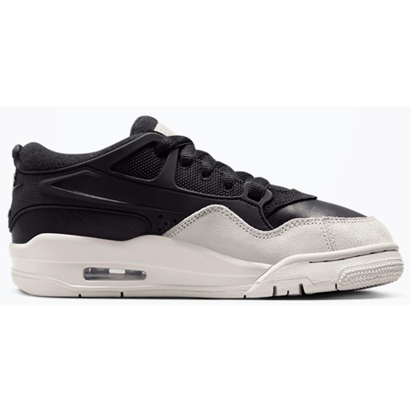 Tênis Nike Air Jordan 4 RM 4,5 Preto/Cinza Escuro/Bege Claro - imagem 2