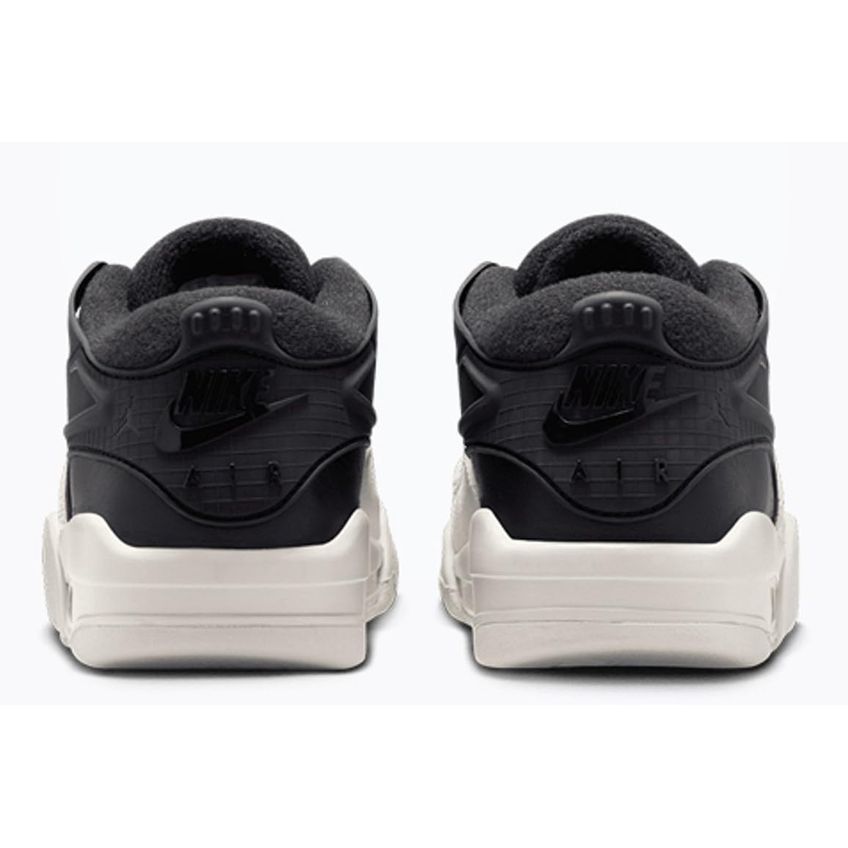 Tênis Nike Air Jordan 4 RM 4,5 Preto/Cinza Escuro/Bege Claro - imagem 4
