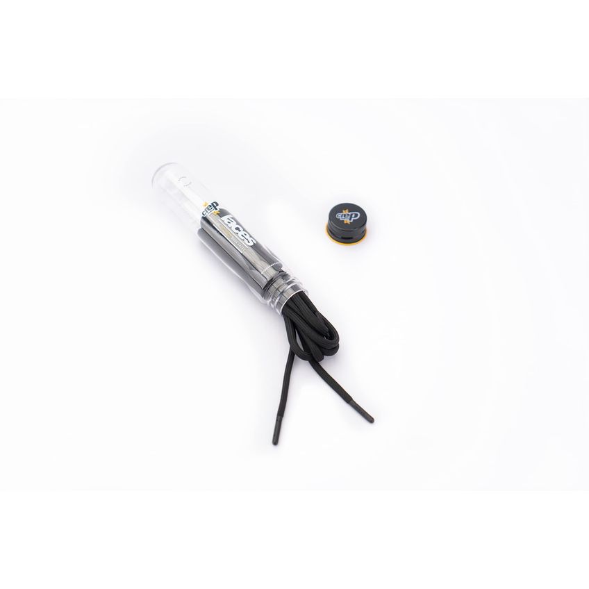 Cadarço Crep Protect 135 Cm Preto Com Ponta Preta (redondo) - imagem 4