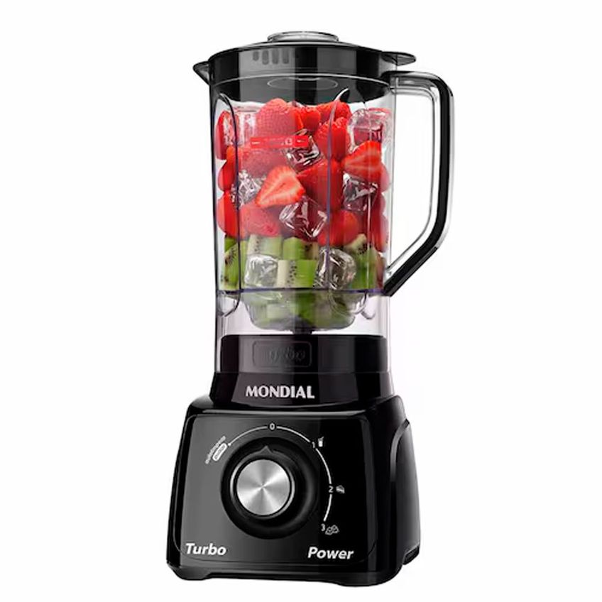 Conjunto Especial KT-105-B Espremedor Premium, Batedeira Prática, Liquidificador Turbo Power Mondial - imagem 4
