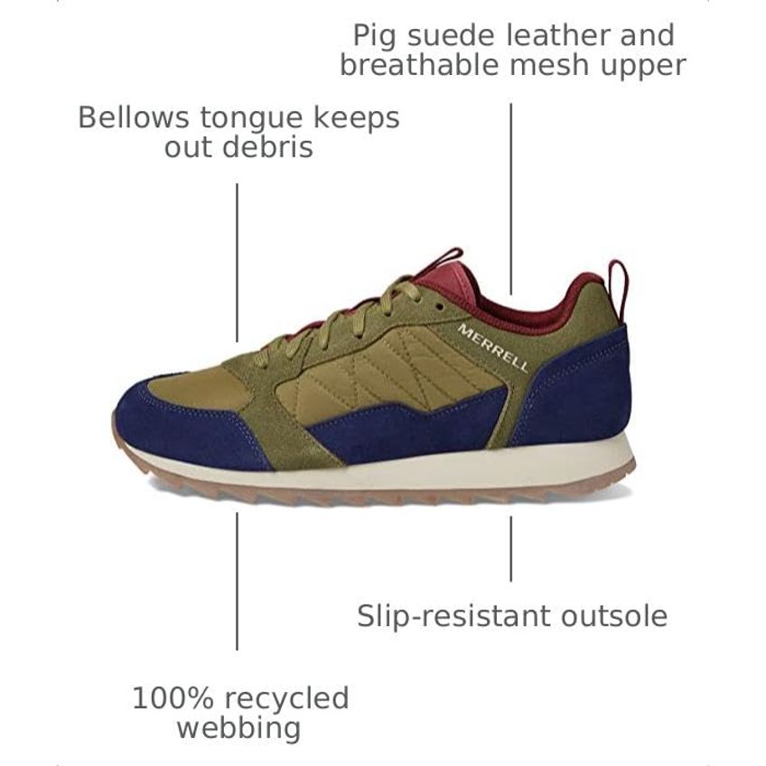 Tênis Merrell Alpine Em Camurça De Porco E Malha - imagem 3