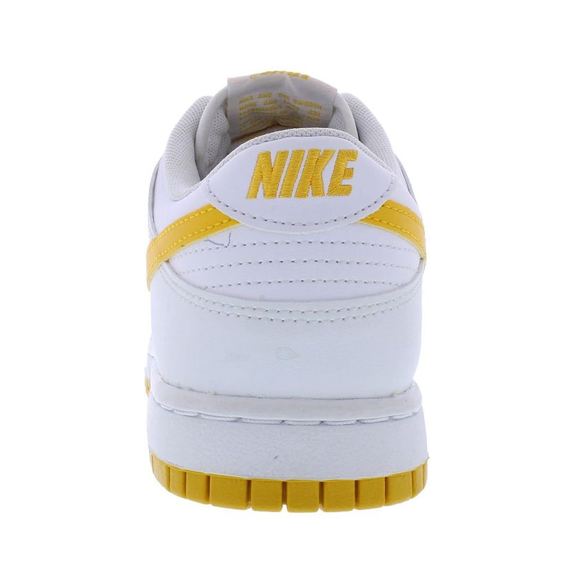Tênis Nike Dunk Low Retro Masculino 9,5 Branco/Ouro Universitário - imagem 4