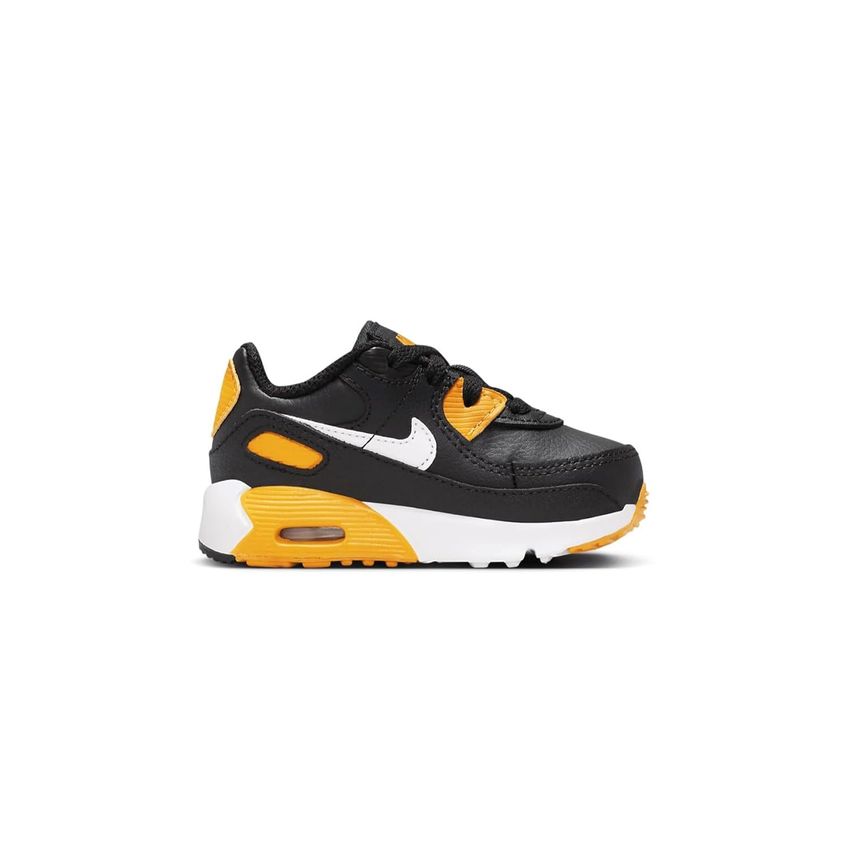 Tênis Nike Air Max 90 Ltr Preto/Ouro Universitário/Branco Tamanho 8 (Bebê/Infantil) - imagem 2