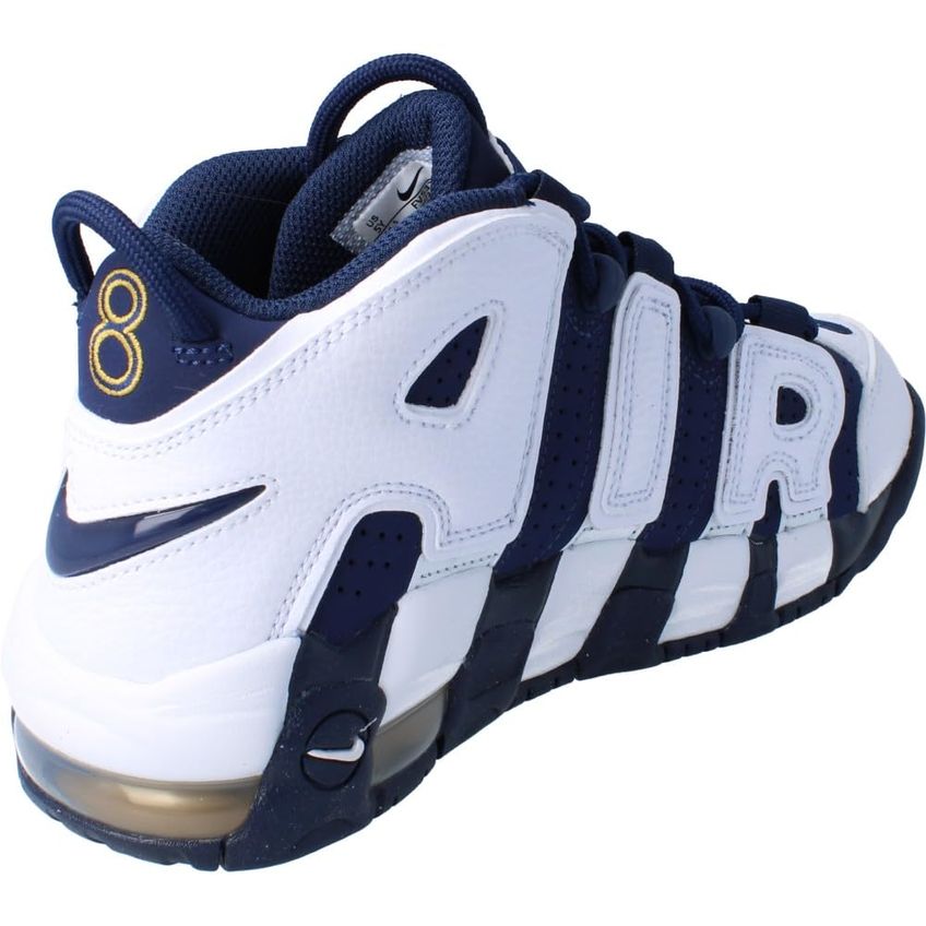 Tênis Nike Air More Uptempo GS FV5371 Branco/Marinho EU 36,5 - imagem 3