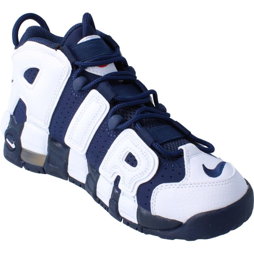 Tênis Nike Air More Uptempo GS FV5371 Branco/Marinho EU 36,5 - imagem 4