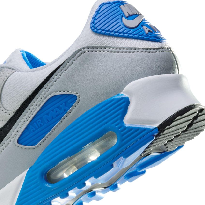 Tênis Nike Air Max 90 Branco/preto/photo Blue 102 - imagem 3