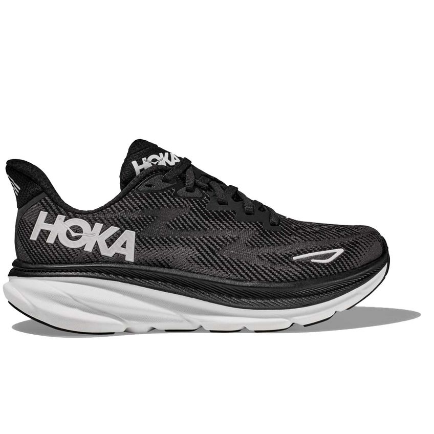 Tênis Hoka Clifton 9 Preto/Branco 8 Médio - imagem 3
