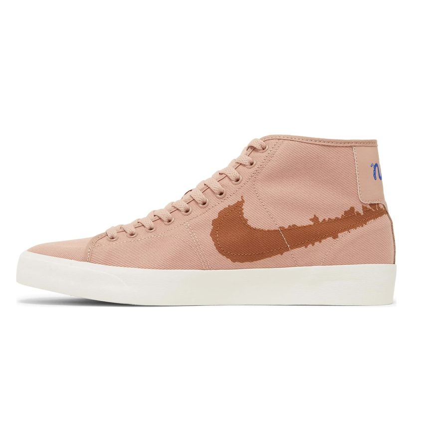 Tênis Nike Sb Blazer Court Mid Prm Rose Whisper/burnt Sienna - imagem 4