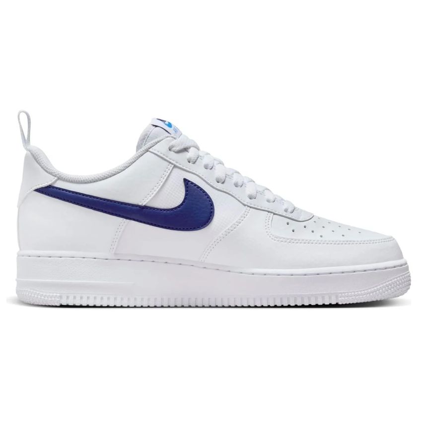 Tênis Nike Air Force 1 '07 40 EU Branco e Azul - imagem 3