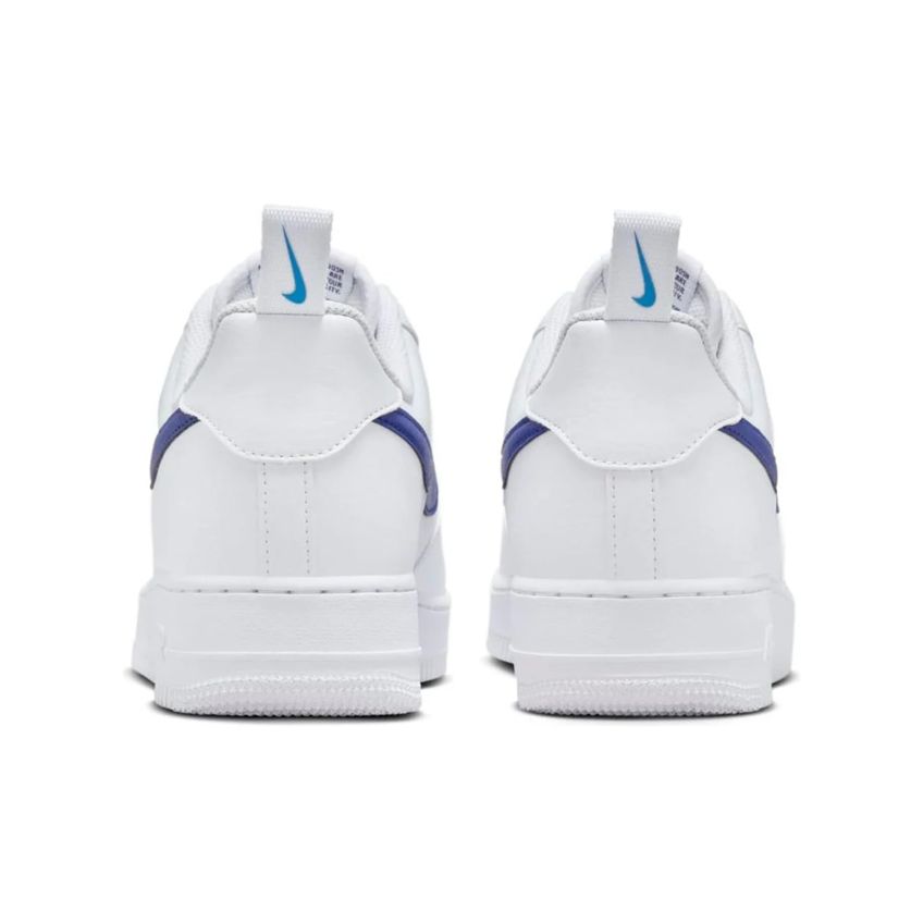 Tênis Nike Air Force 1 '07 40 EU Branco e Azul - imagem 4