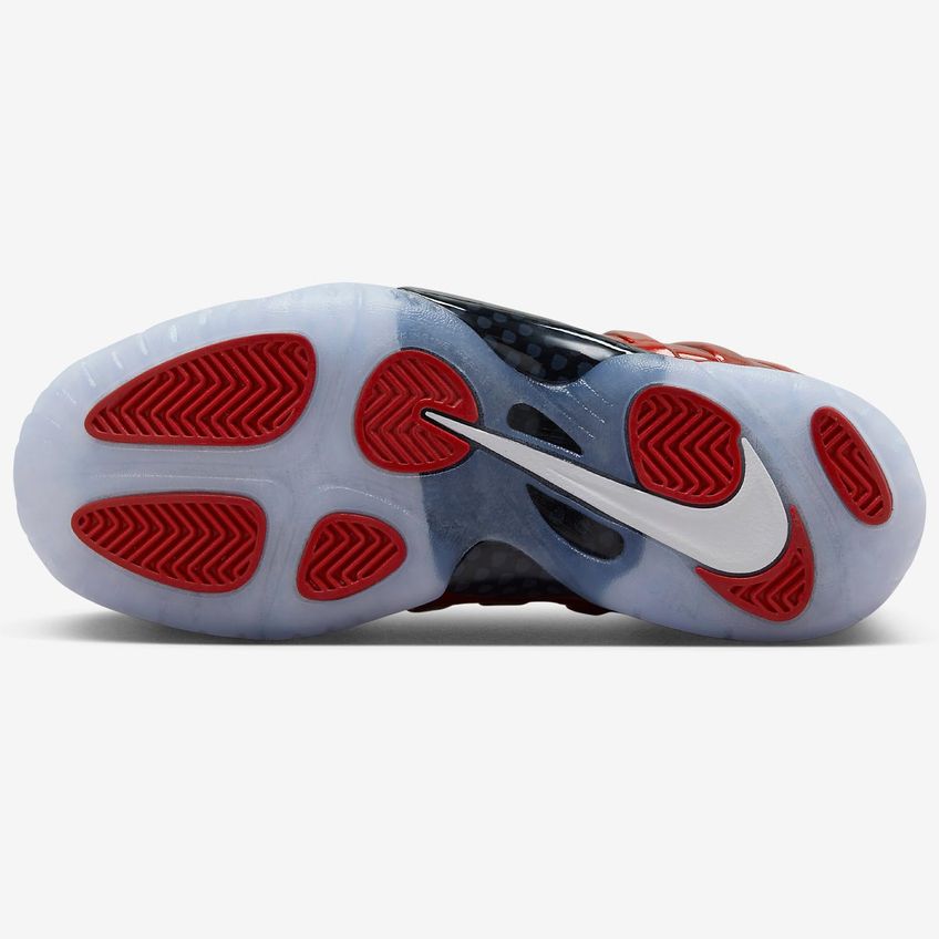 Tênis Nike Little Posite One 4.5 Varsity Vermelho/preto/branco - imagem 4