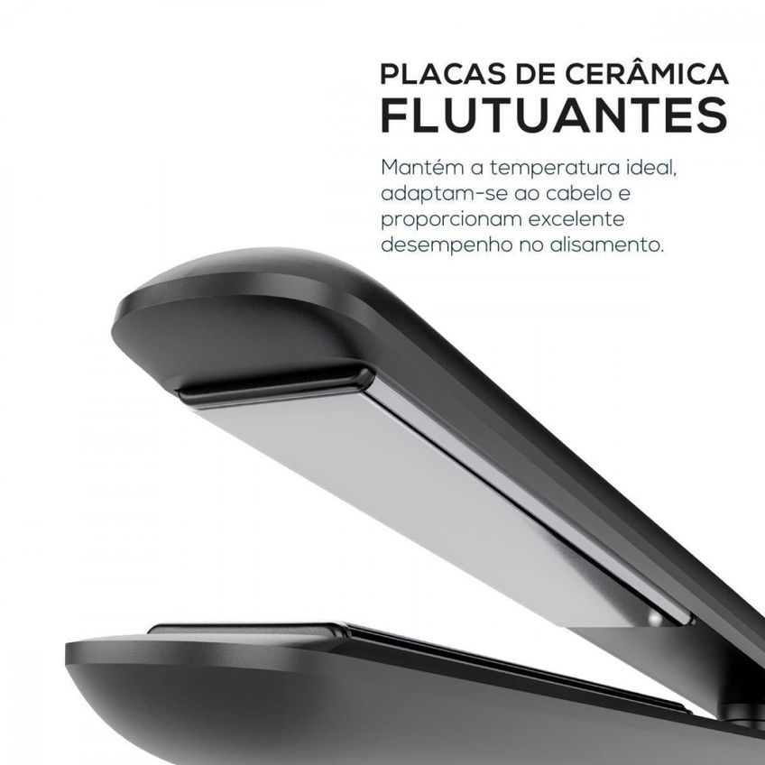 Prancha De Cabelo BPR03A Cerâmica 200°C PTC Trava Fechamento Britânia - imagem 2